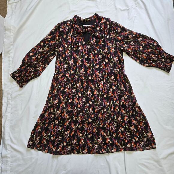 Bleecker 126 Floral Dress 10 Dark Romantic Whimsigoth Witchy Fairy Grunge Boho - Picture 12 of 12